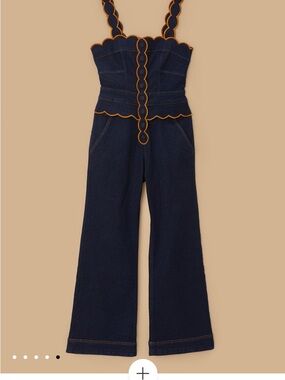 FARM Rio Denim Pantsuit